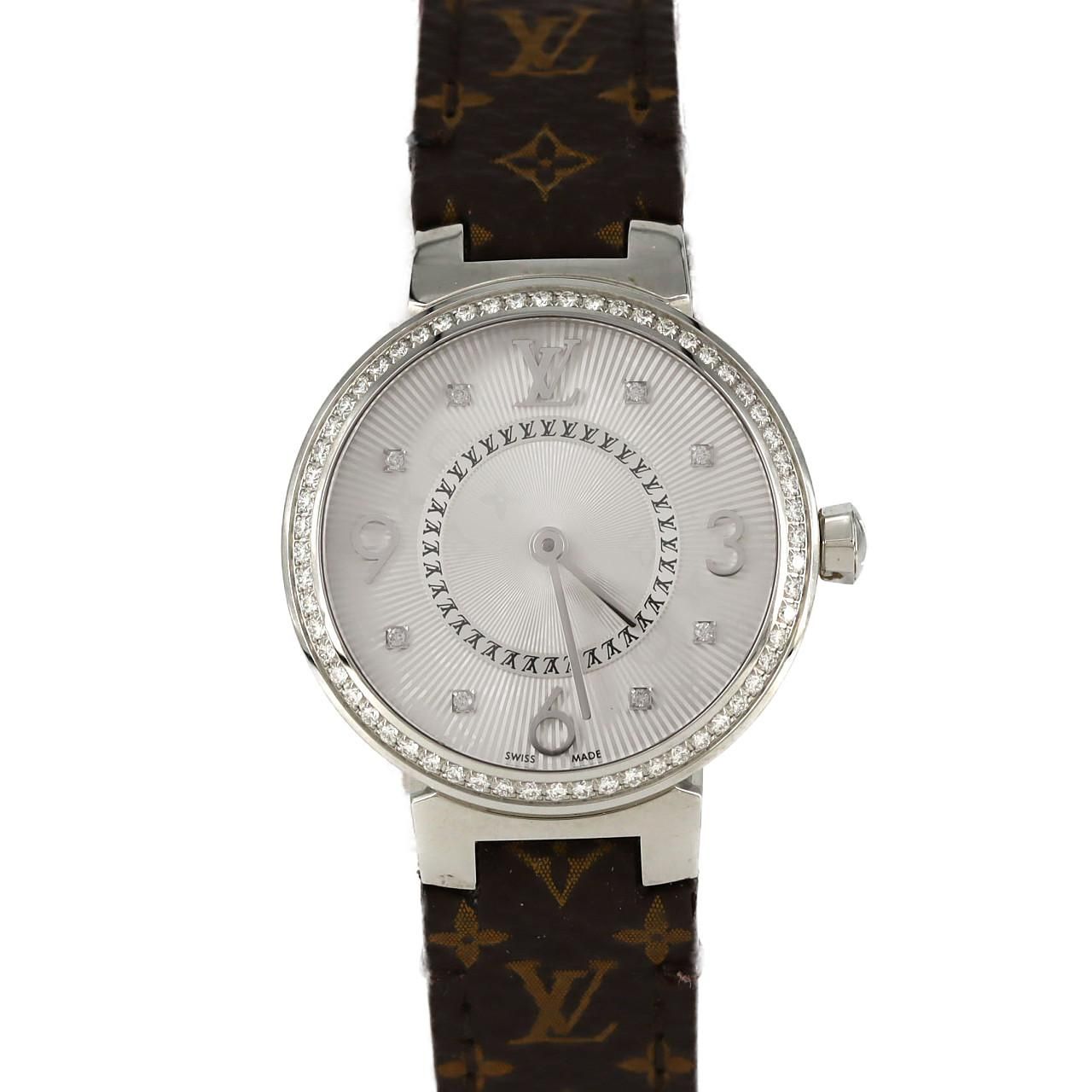 ルイヴィトン タンブール D･8 P Q 12 MF SS クォーツ