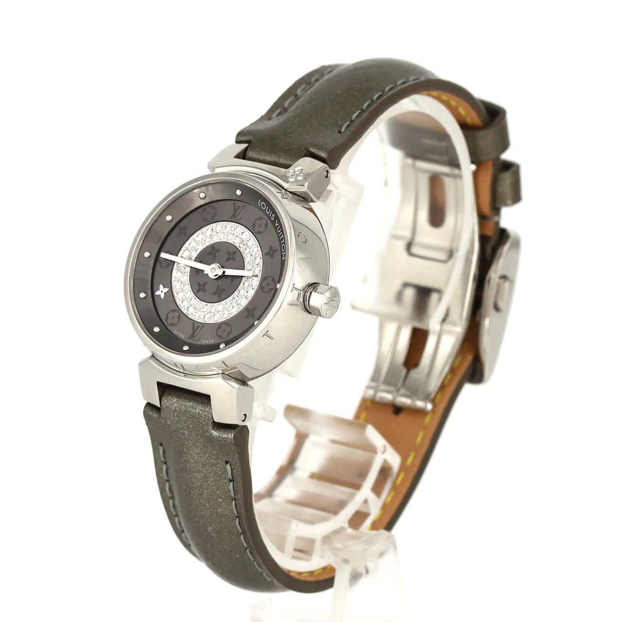 ルイヴィトン タンブール･サークルD･ラグ4 P Q 12 MU SS クォーツ