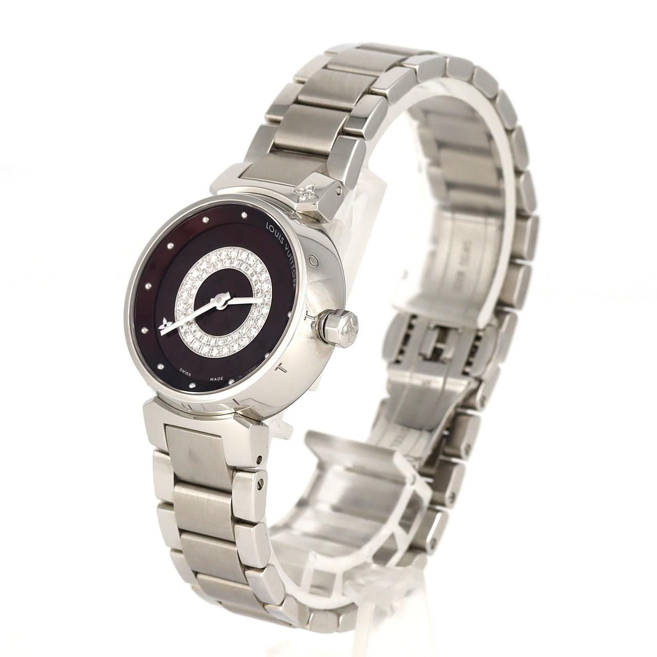 ルイヴィトン タンブール･サークルD Q 121 U SS クォーツ