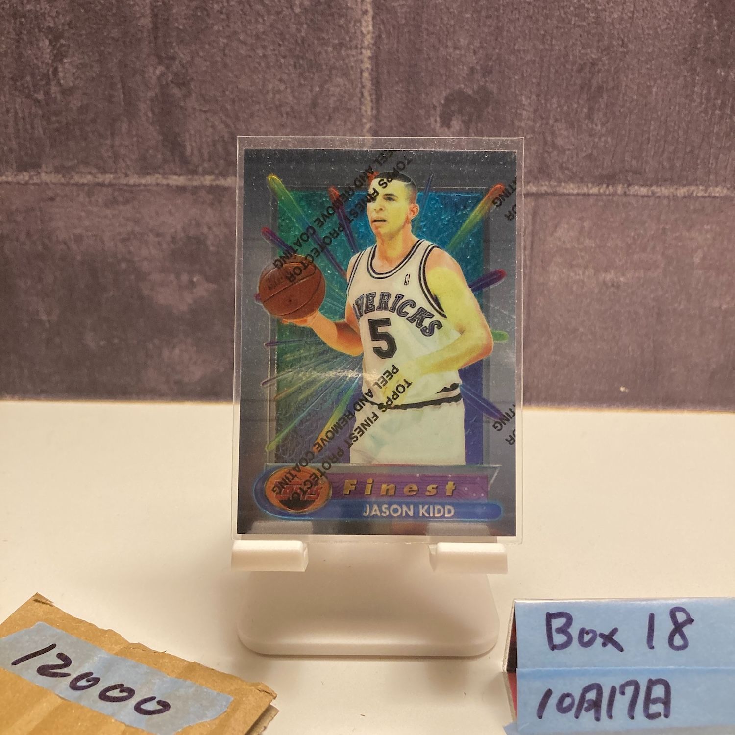 1994-95 Topps Finest Jason Kidd Dallas Mavericks カード