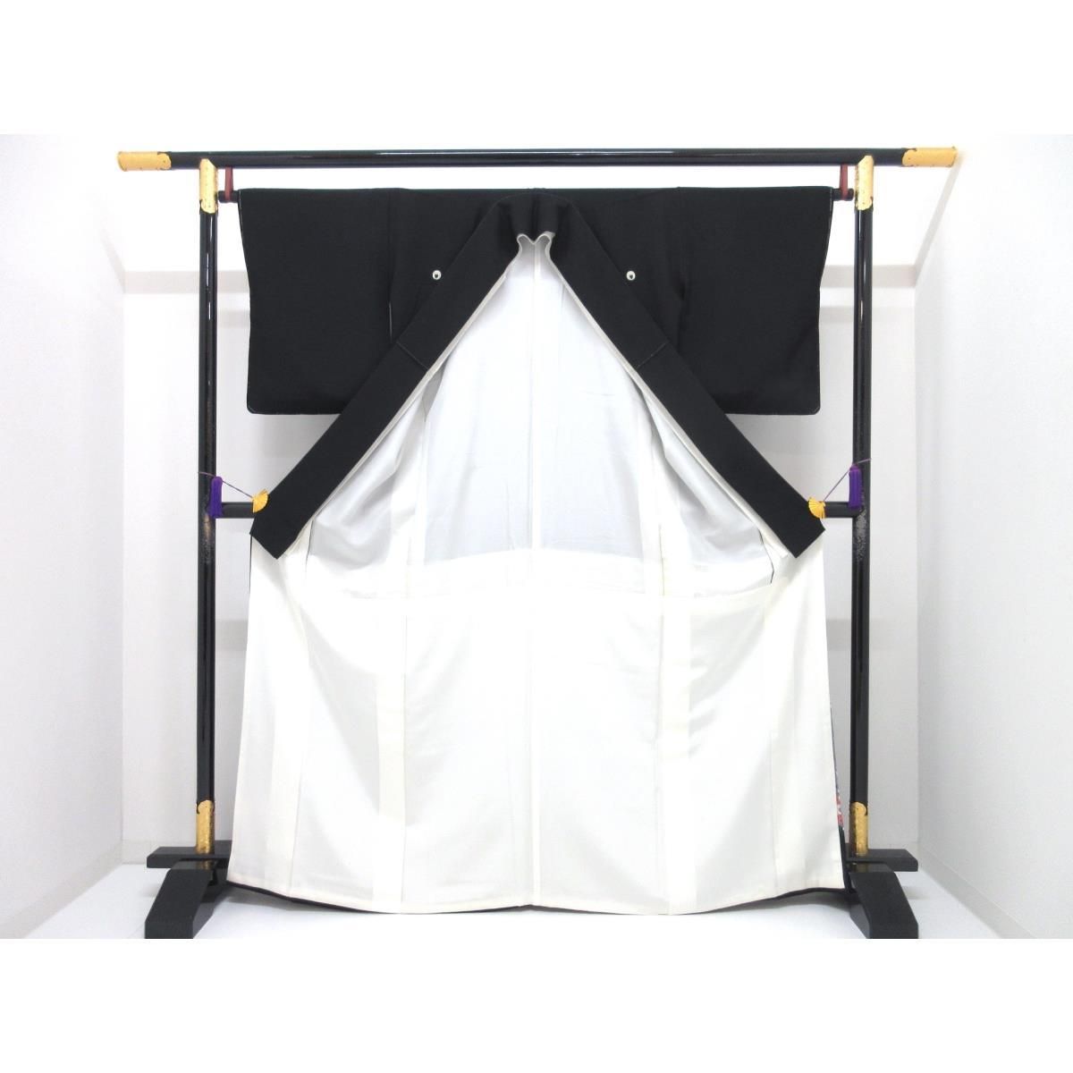 黒留袖 口野春峰 下り藤 本加賀友禅