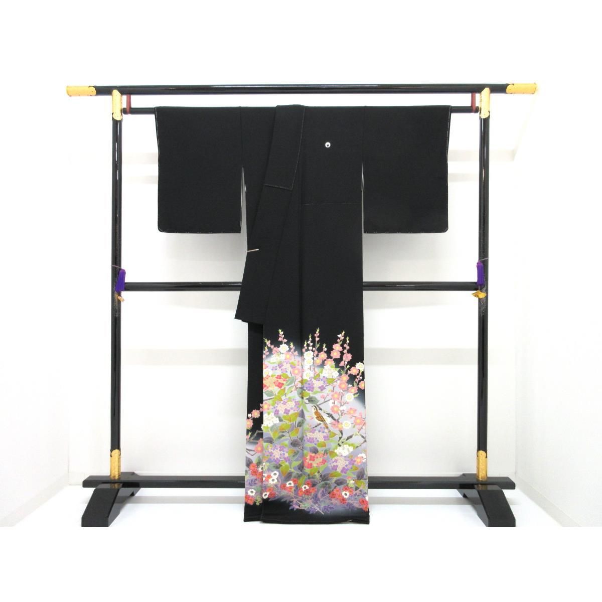 下り藤 本加賀友禅