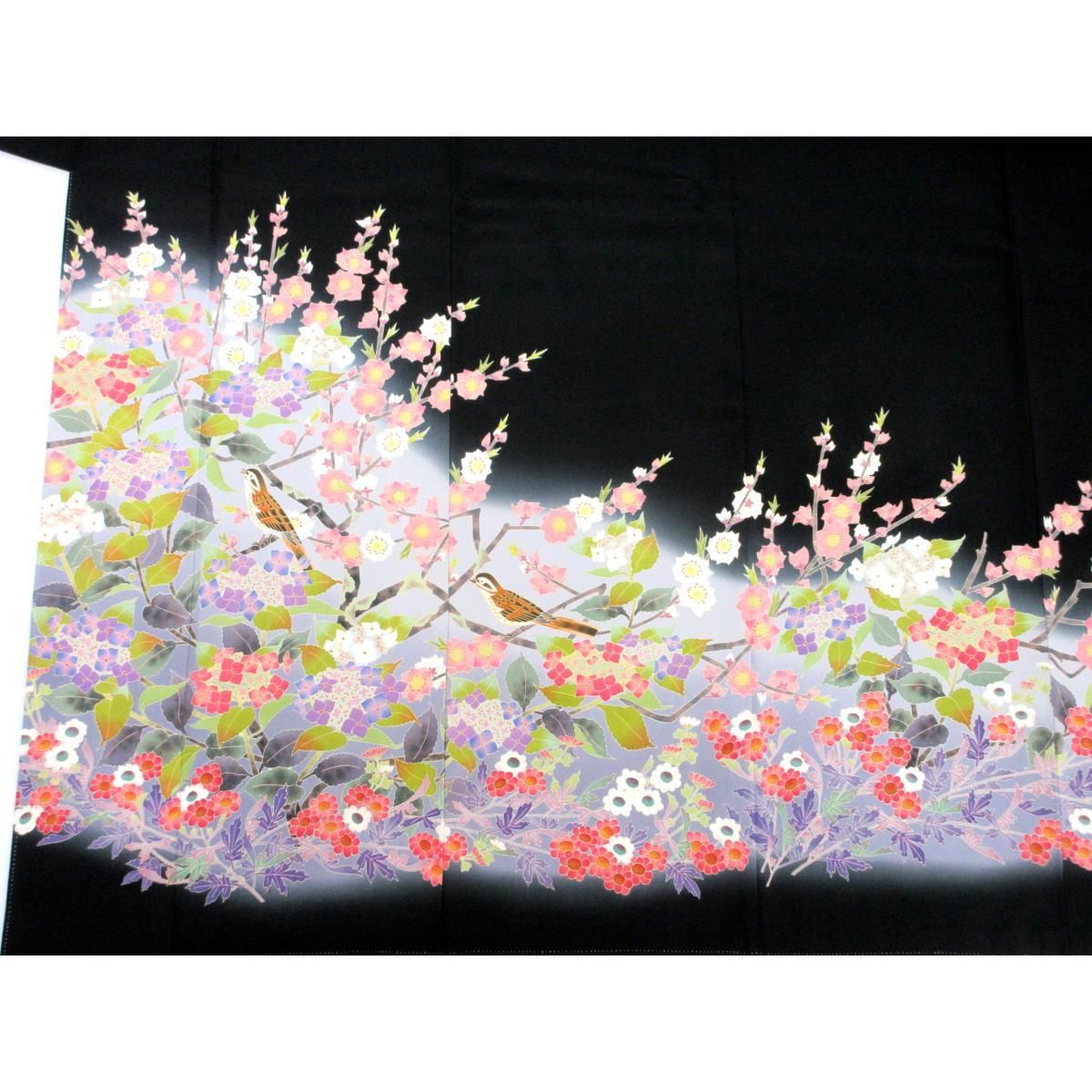 黒留袖 口野春峰 下り藤 本加賀友禅 その他 着物