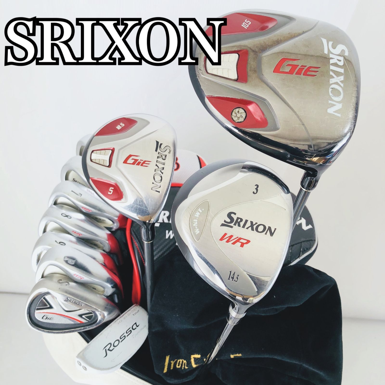 SRIXON スリクソン GiE WR メンズ ゴルフ クラブ セット 入門 バッグ付き フルセット 右利き パター付 11 Y 23