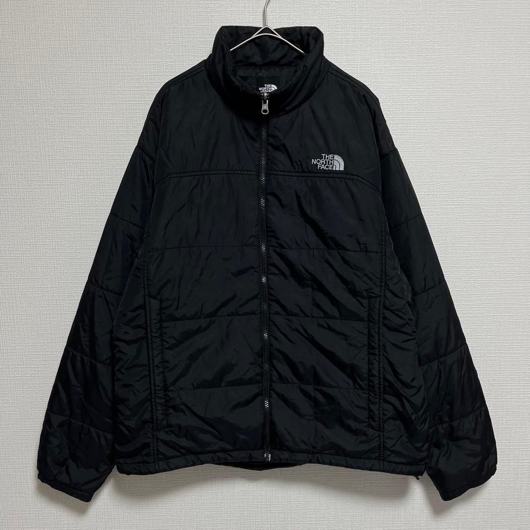 THE NORTH FACE 中綿ジャケット メンズXL ライトダウン 刺繍ロゴ
