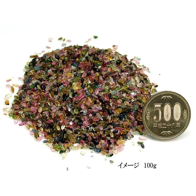 新品】 トルマリン ミックスカラー さざれチップ100g / 浄化・クレンズ