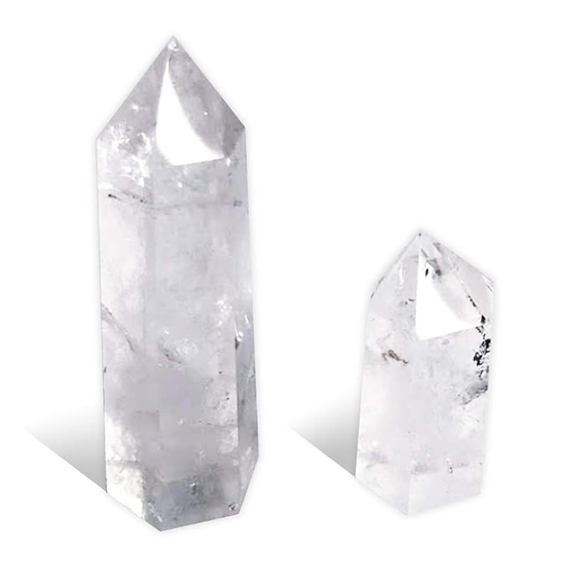 新品】 hibikurasu クリスタル 水晶 天然石 六角柱 さざれ石 浄化