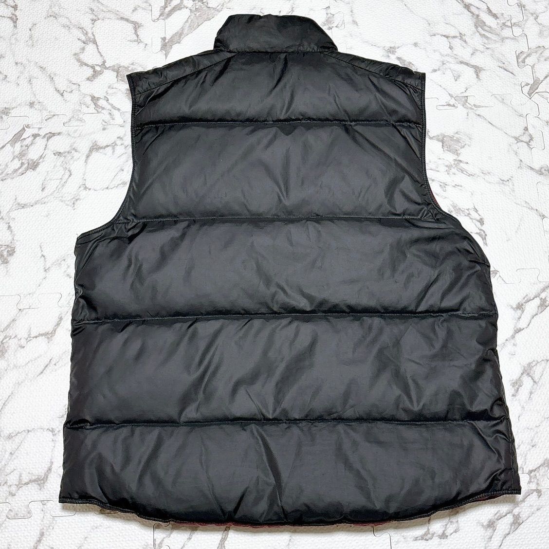 Polo by Ralph Lauren リバーシブル ダウンベスト M ブラック×ボルドー