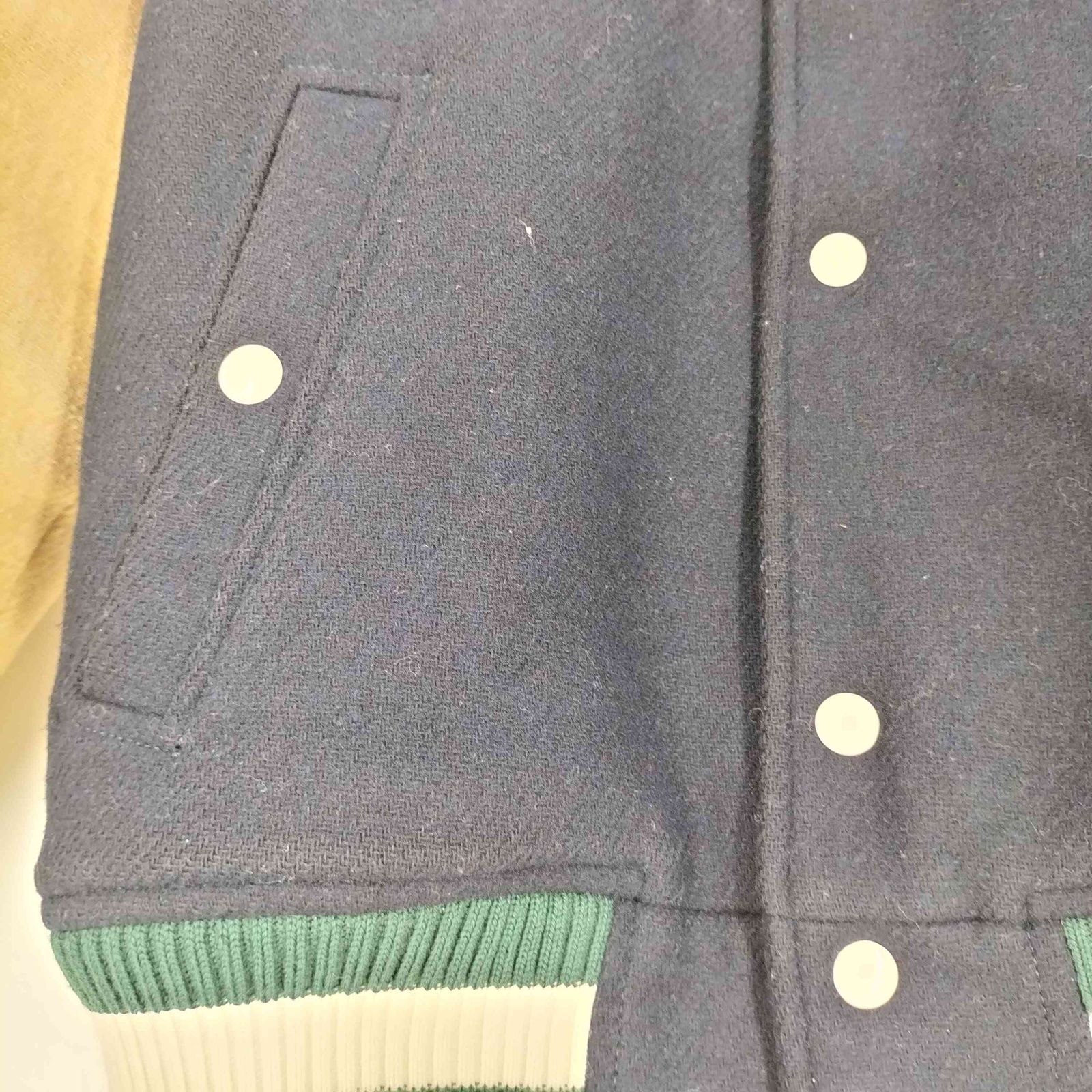 ラコステ LACOSTE ウールブレンドスタジアムジャケット メンズ FR：46 