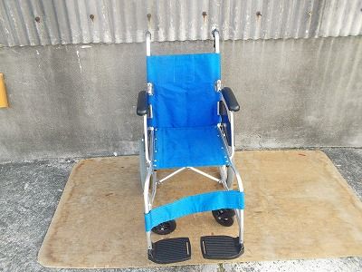 一部地域を除く 日進医療器 NAH-L 7α アルミ軽量介助式車椅子 TS-25-1215-08