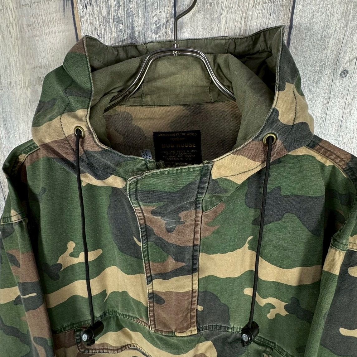 DOG HOUSE ドックハウス 迷彩 CAMO トップ カモフラ アノラック
