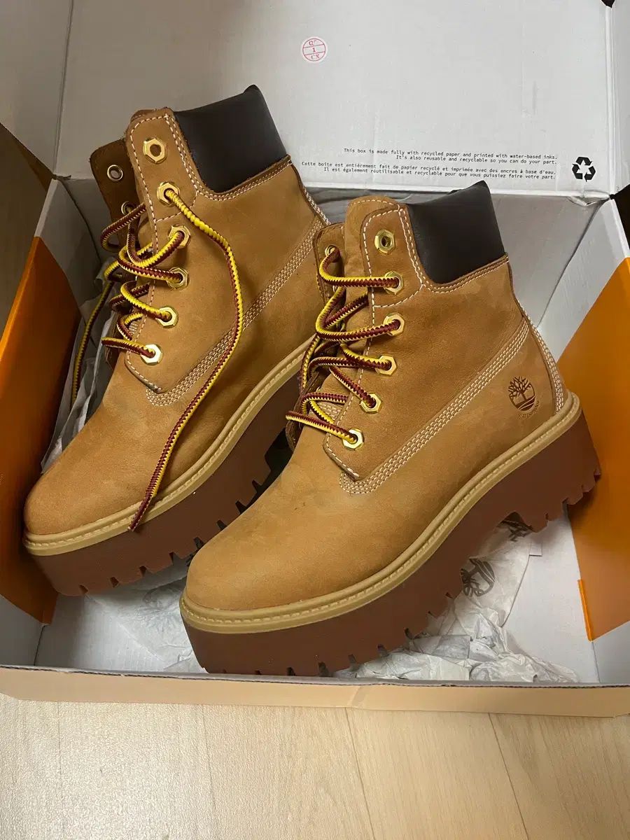 ティンバーランド レディース フラットフォーム 6インチ ブーツ ウィートブラウン 240