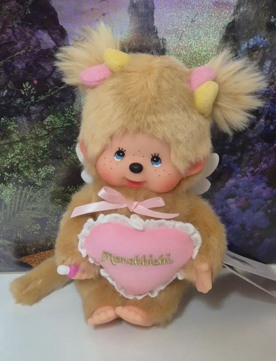  モンチッチ ぬいぐるみ ハート ピンク その他 ベビー キッズおもちゃ