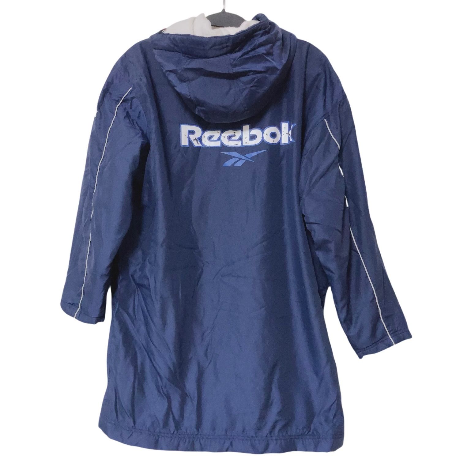 z1626 Reebok リーボック ベンチコート 内ボア 紺 ネイビー キッズ