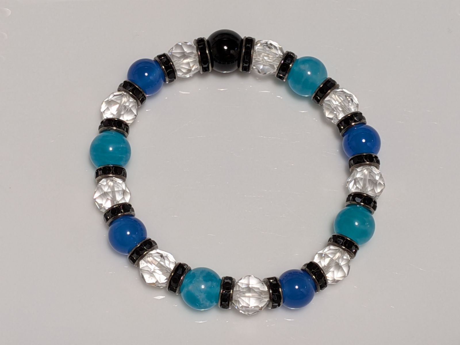 パワーストーン 天然石 ブレスレット アマゾナイト他 18 cm No 229