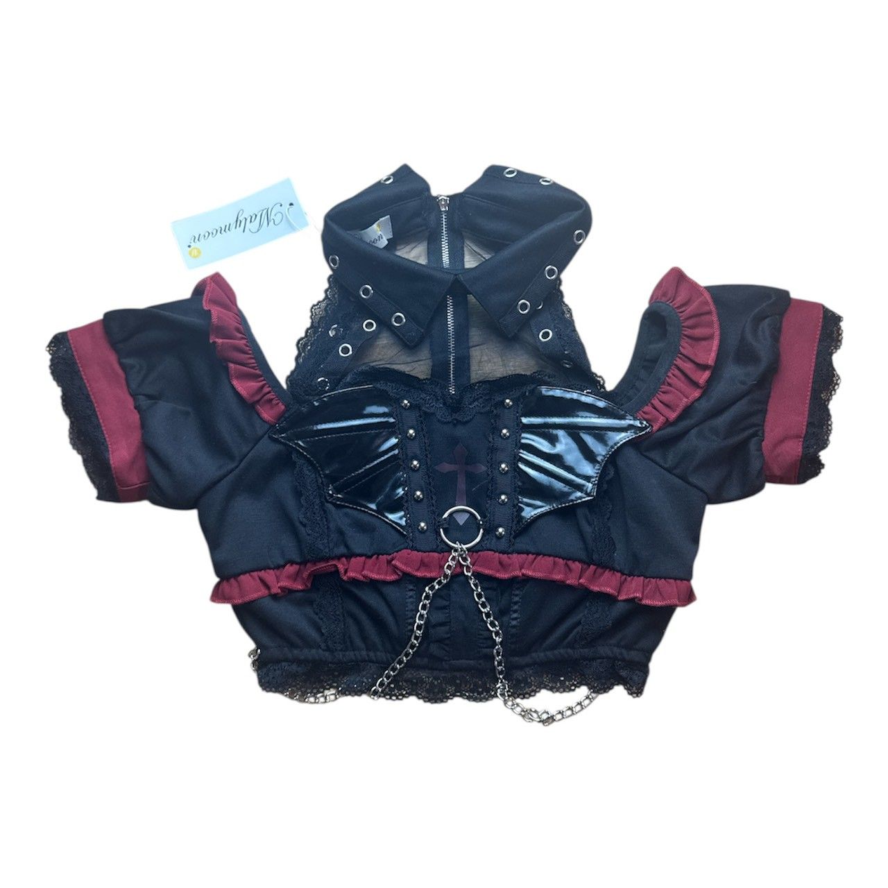 Malymoon マリームーン コスプレ 衣装 セットアップ デビル 悪魔 ヴァンパイア ブラック レディース 古着 ギャル Y 2 K