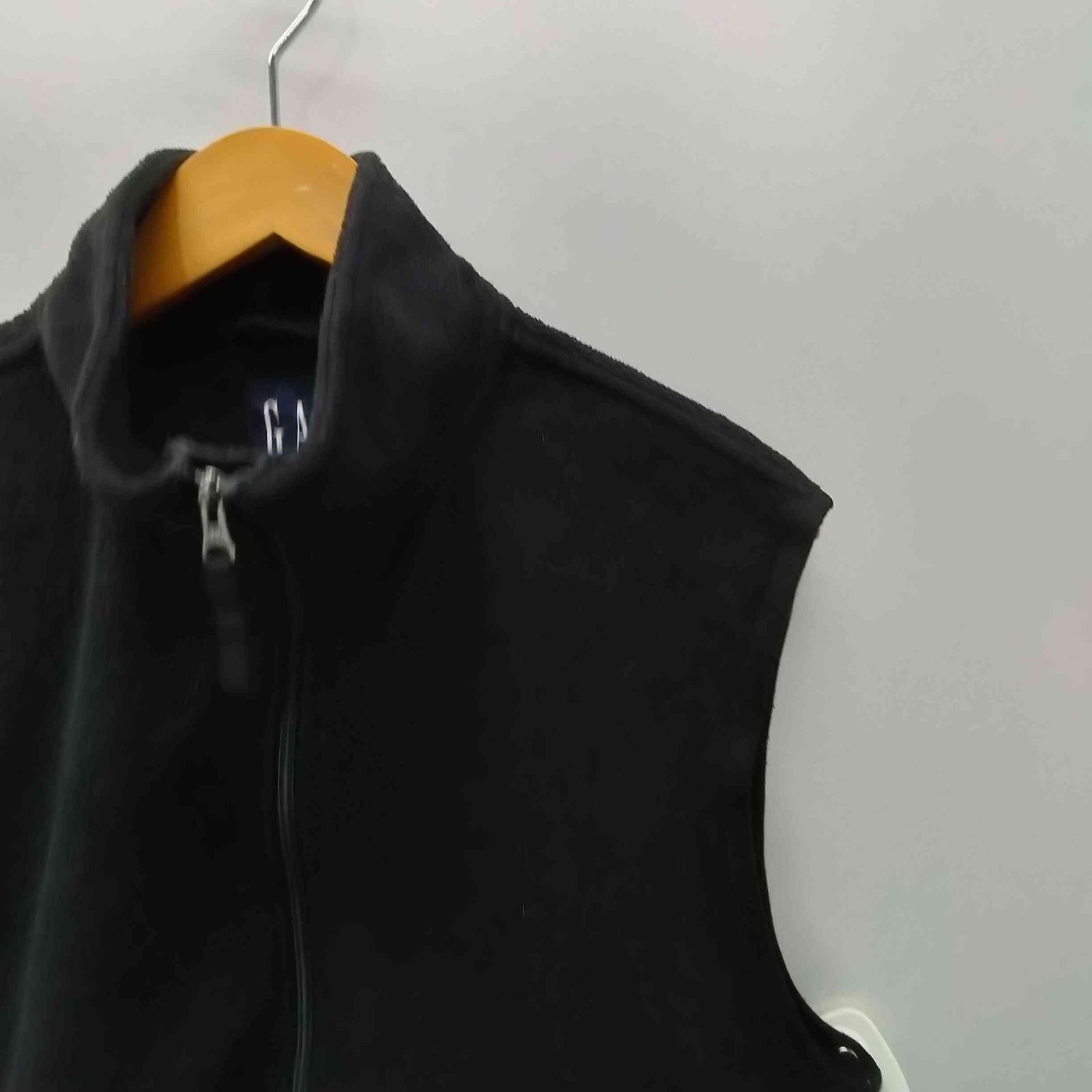 ギャップ Gap 90-00S OLD  紺タグ バックポケット ナイロン スイッチング ボア フリース ベスト メンズ import：L 
