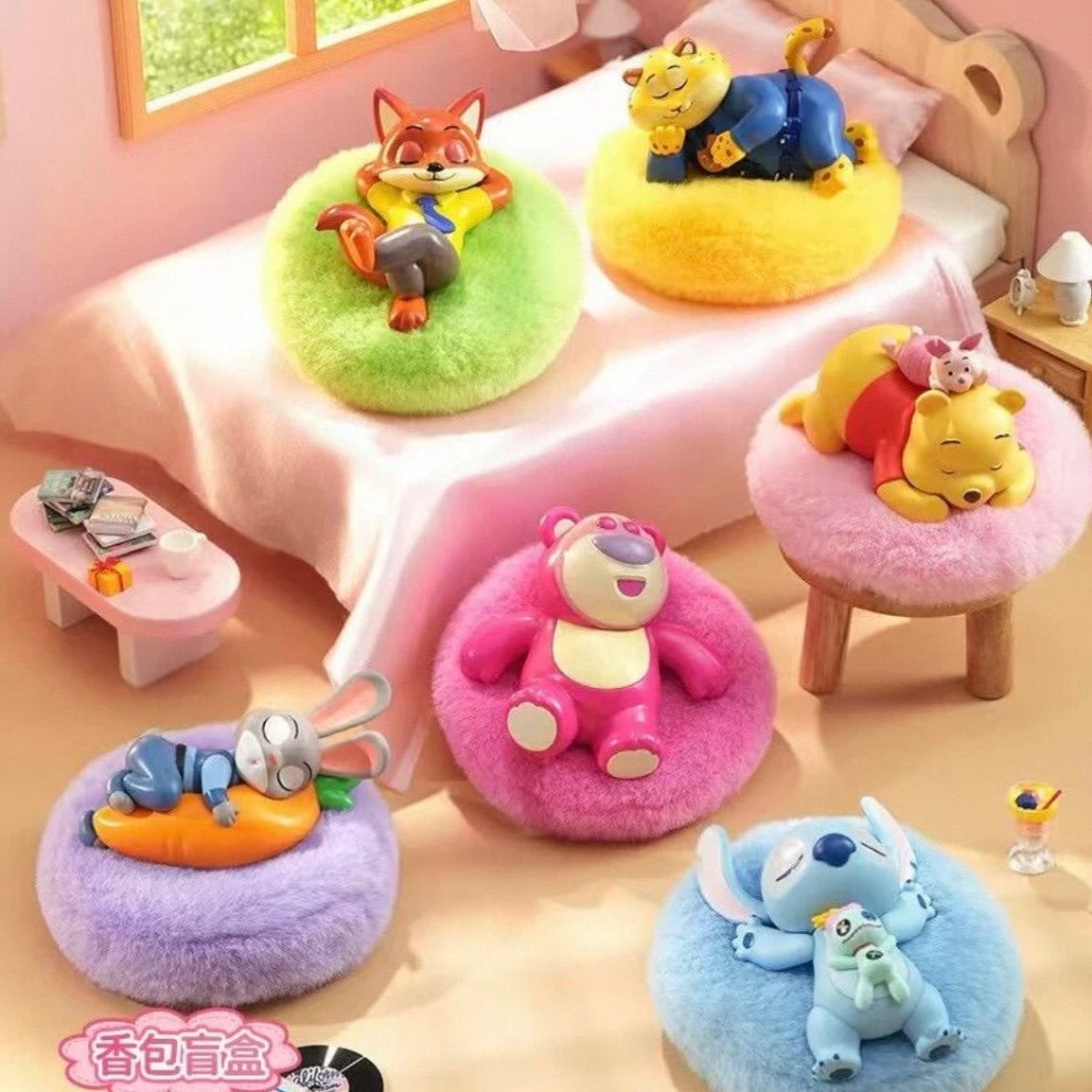 6種セット 海外限定 ディズニー BESTINE 日曜日 シリーズ フィギュア