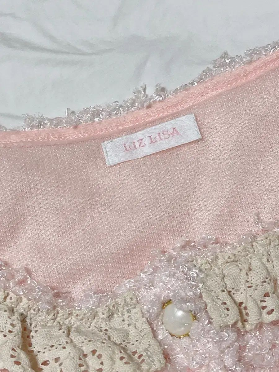 リズリサ ボア Tシャツ リボン ニット カーディガン 姫ギャル ロギャル ラテギャル ピンク ヴィンテージ