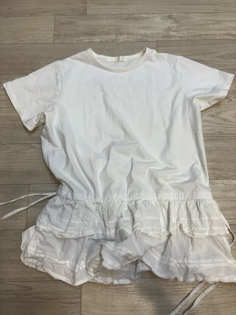 バイムード フリル レイヤード Tシャツ