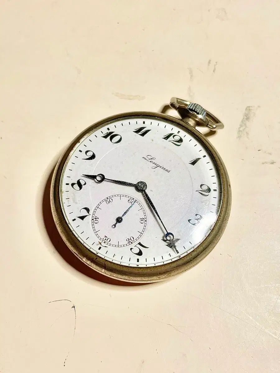 1920年代 ヴィンテージ LONGINES ロンジンの懐中時計 デニム