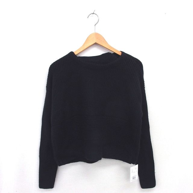 クラネ CLANE タグ付き ニット セーター バッククロス アンゴラ混 長袖