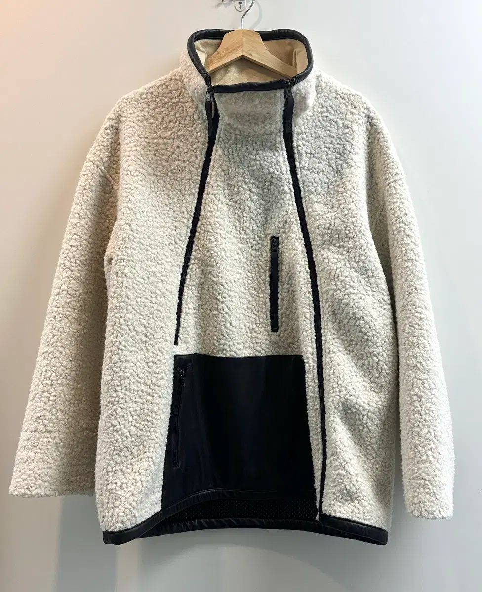 SOE 羊フリース ジャケット アイボリー M ほぼ