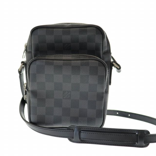 【本物保証，定番人気】 ルイヴィトン LOUIS VUITTON ダミエ グラフィット レム ダミエキャンバス ショルダーバッグ N41446 黒 ブラック ブランド古着ベクトル 中古 ☆AA★▲■ 250630 その他
