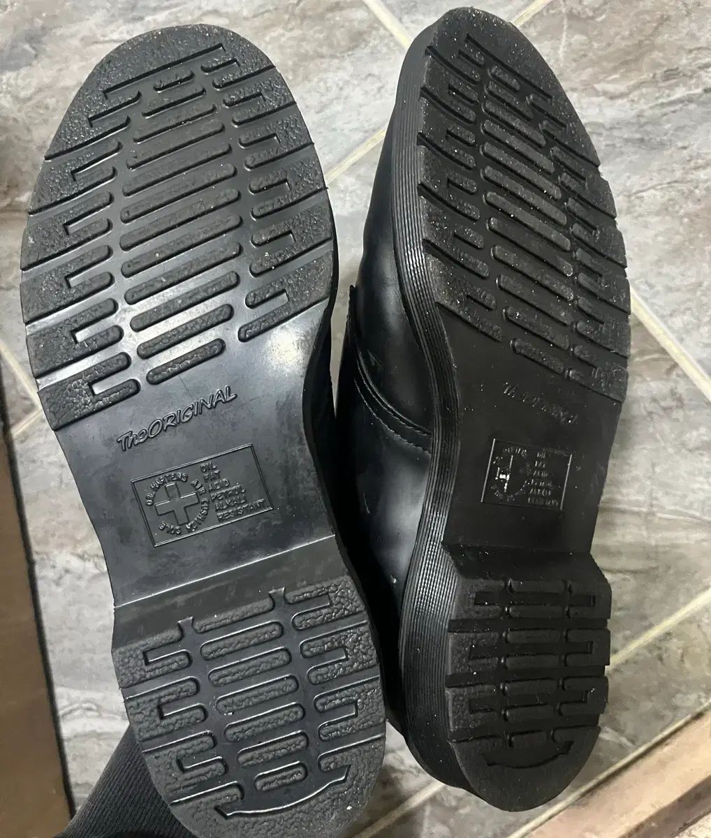 DR. MARTENS ドクターマーチン ウール ブラック ダービーシューズ 270 uk 8