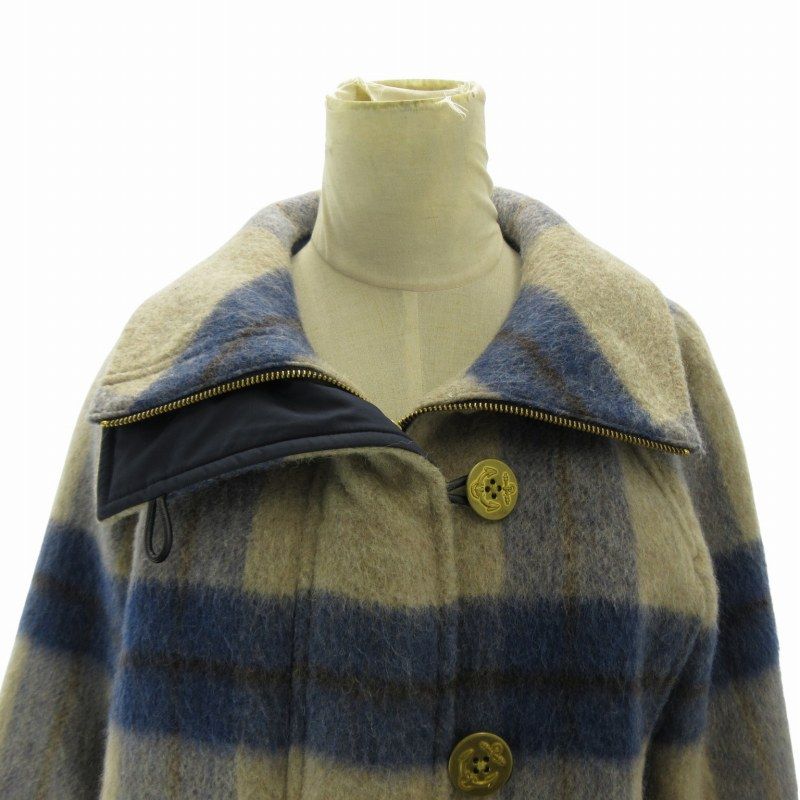 ダイアグラム Diagram 近年 チェックコンビウールジャケット モヘヤ混