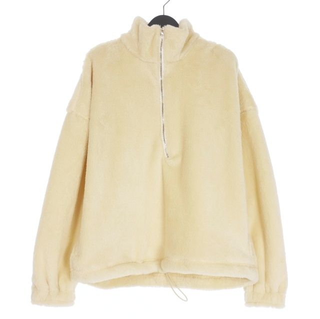 オーユーエーティー OUAT 25AW POLAR SMOCK ポーラースモック ハーフジップ フリースジャケット ブルゾン 2 オフホワイト 白 0012009PO