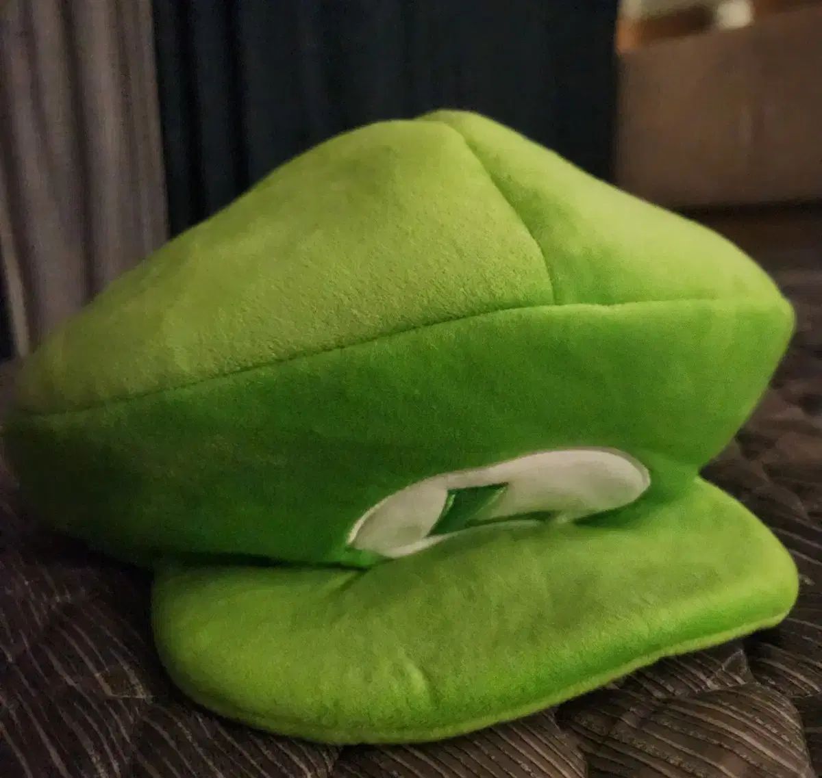 ルイージ 帽子 ウール グリーン L マリオ グッズ