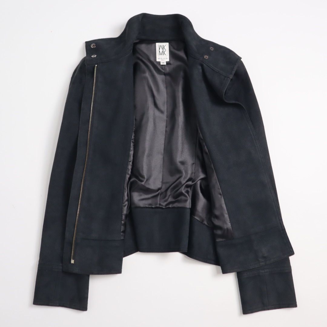 vintage レザージャケット 羊皮 短丈 y2k archive vintage 00s y2k archive 切替デザイン 短丈 フェイクレザー