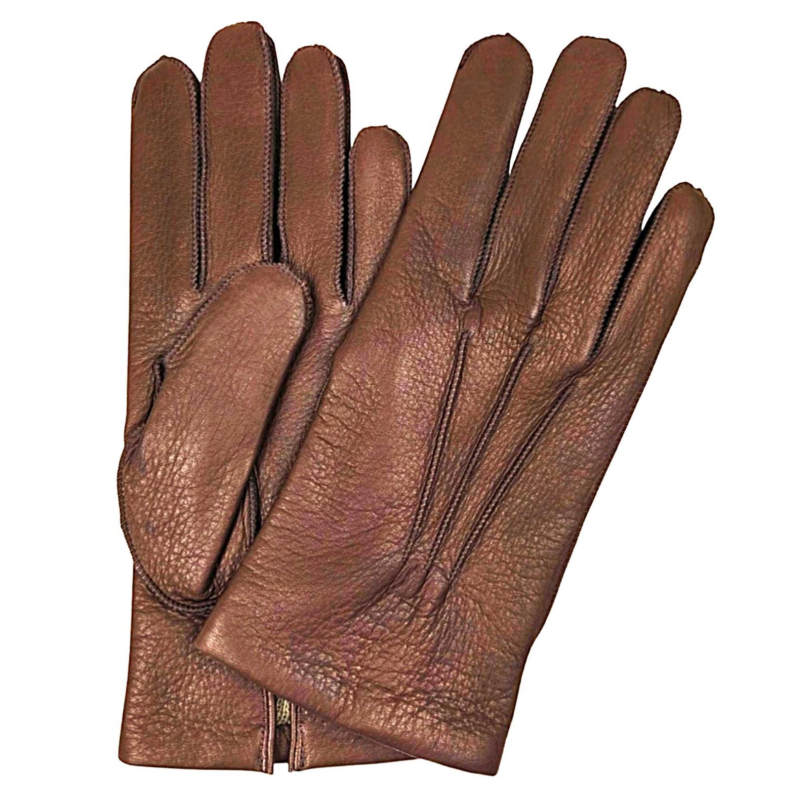 <美品> DENTS デンツ ブラウン ディアスキングローブ カシミヤライニング ☆定価5.5万円・新品未使用☆ デンツ DENTS ディアスキン×カシミヤ