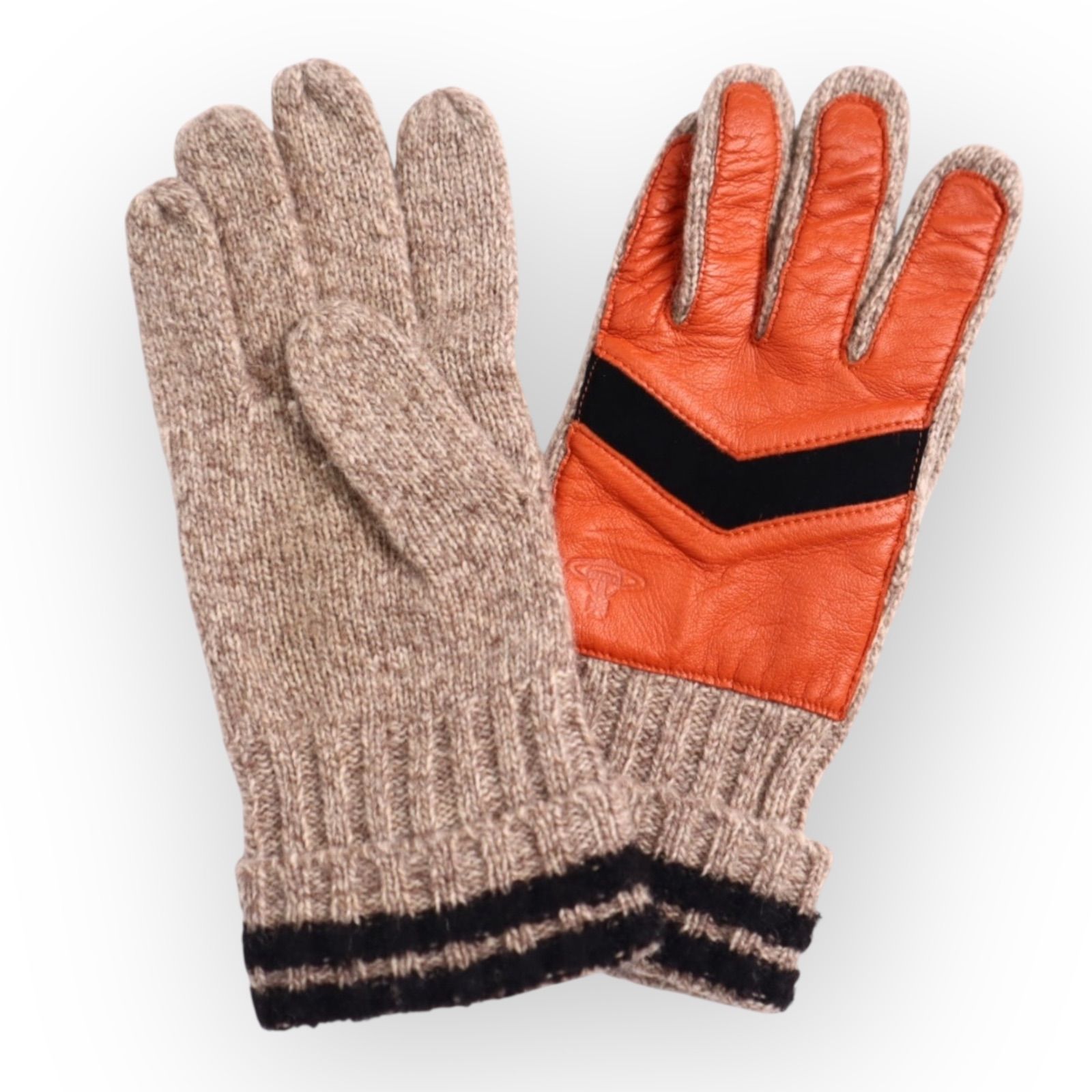 Vivienne Westwood ヴィヴィアンウエストウッド レザー切替 手袋