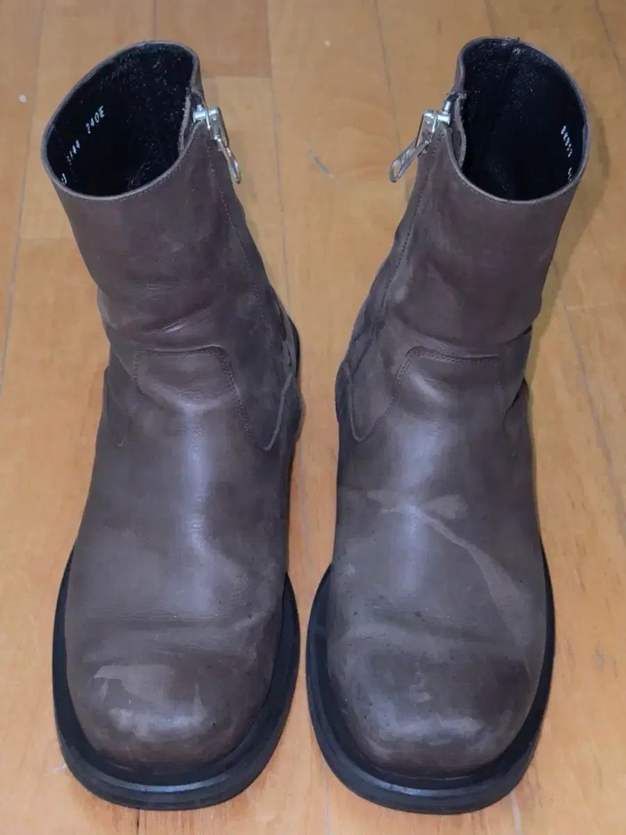 mmrb クラックブーツ ブラウン