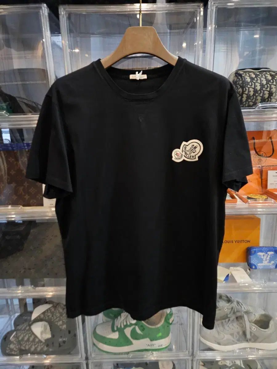 正規品 MONCLER モンクレール ダブルロゴ ワッペン パッチ 半袖 T