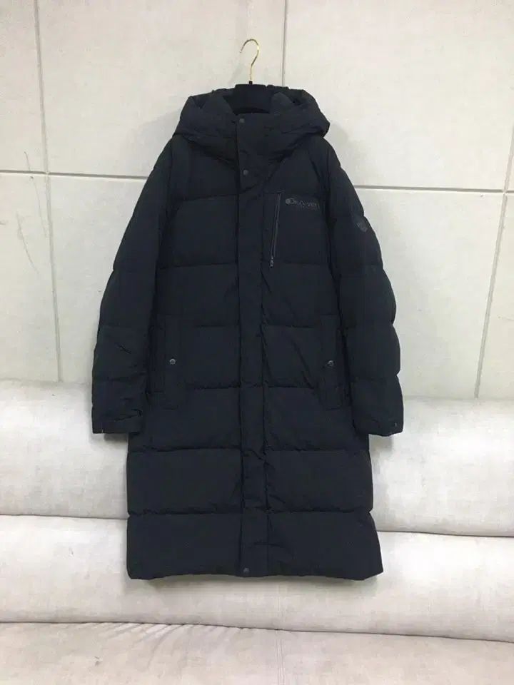 メンズ105 DISCOVERY グースダウン ダウンジャケット ロング丈 アウター ブラック メンズ