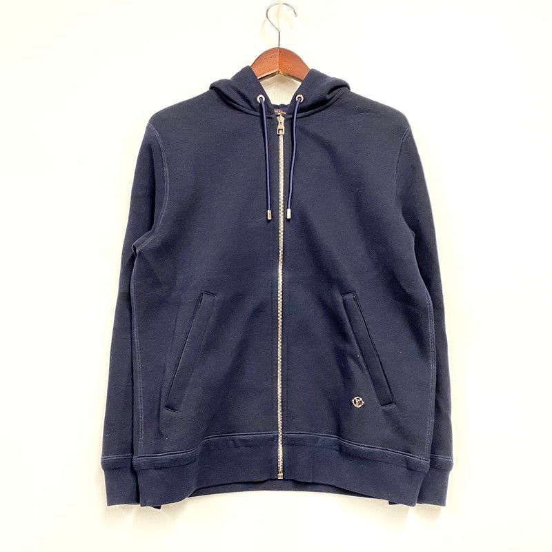 メンズ LOUIS VUITTON ルイヴィトン CIRCLE LOGO ZIP UP HOODED RM 202 Q JUJ HFY 42 W サークルロゴ ジップアップ パーカー 141 250201 as 28 IZU