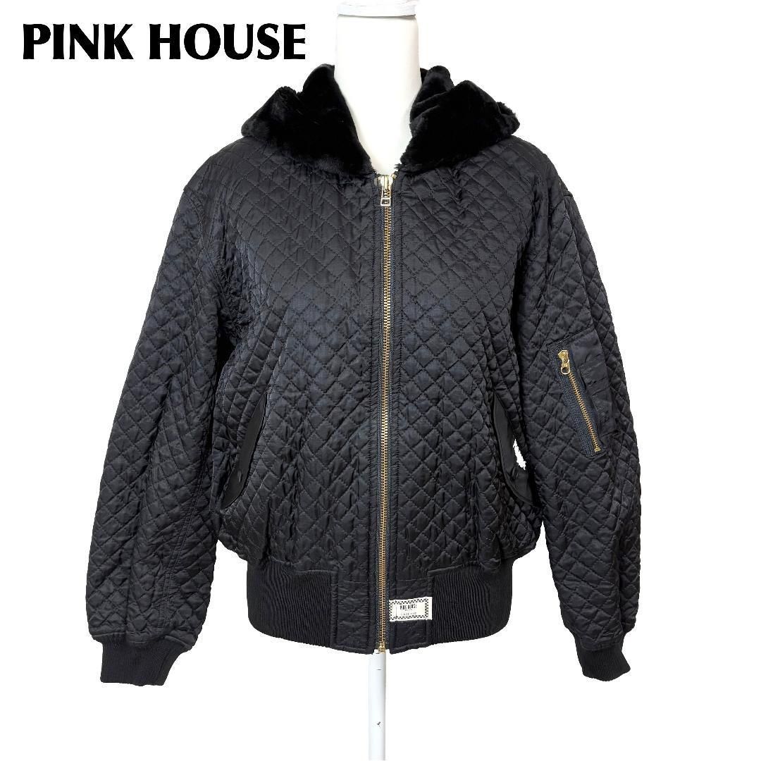 最終値下げ♡ピンクハウス♡ 2024年　キルティングブルゾン　ジャケット PINK HOUSE（ピンクハウス） ブルゾン アウター QUILTING REVERSIBLE