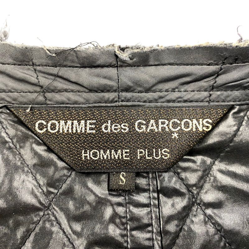 コムデギャルソンオムプリュス　ステンカラーコート　中綿キルティング　AD1990 中古】【メンズ】 COMME des GARCONS HOMME PLUS コムデギャルソンオム