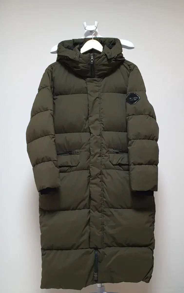 アイダー FIGHT OR ESCAPE ダウンジャケット ロング丈 カーキ