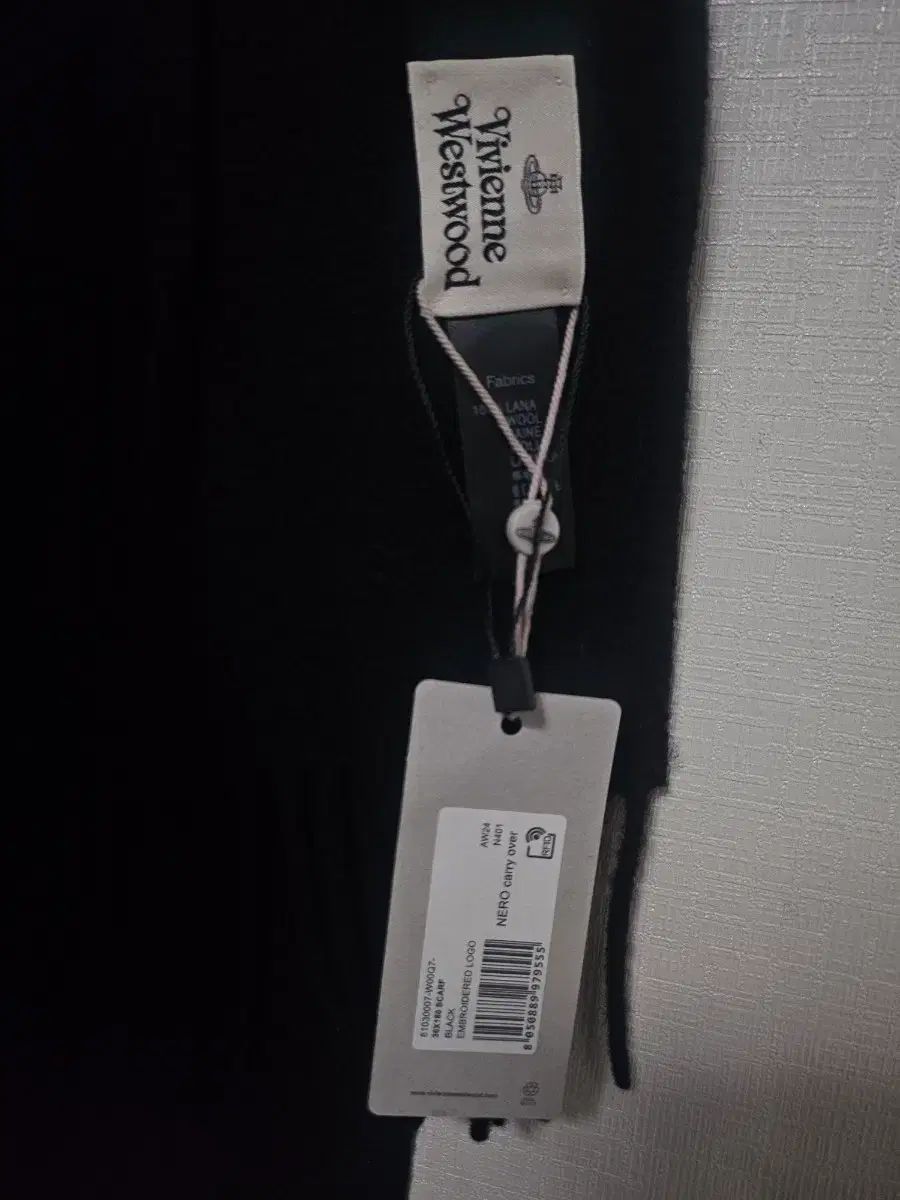 VIVIENNE WESTWOOD ヴィヴィアン ウエストウッド ブラック マフラー