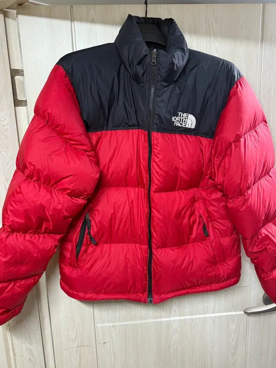 THE NORTH FACE ザノースフェイス ヌプシ ダウン レッド L 100