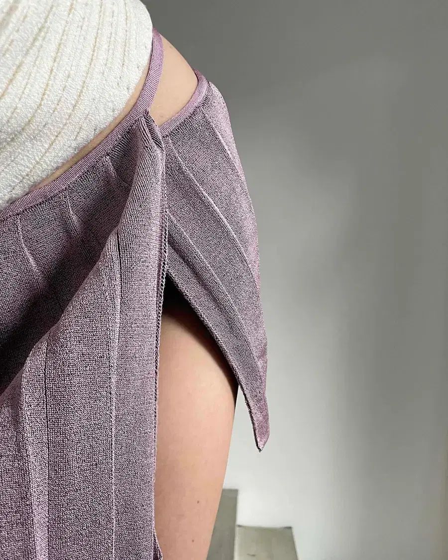 Isa boulder PURPLE パープル ミニ ラップスカート