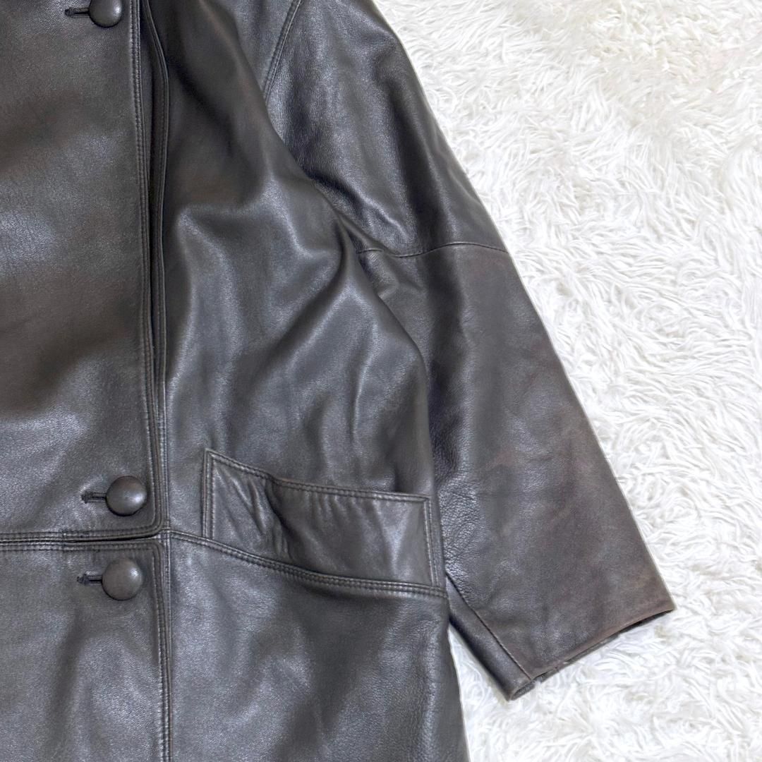 MOTHER ラムレザーコート