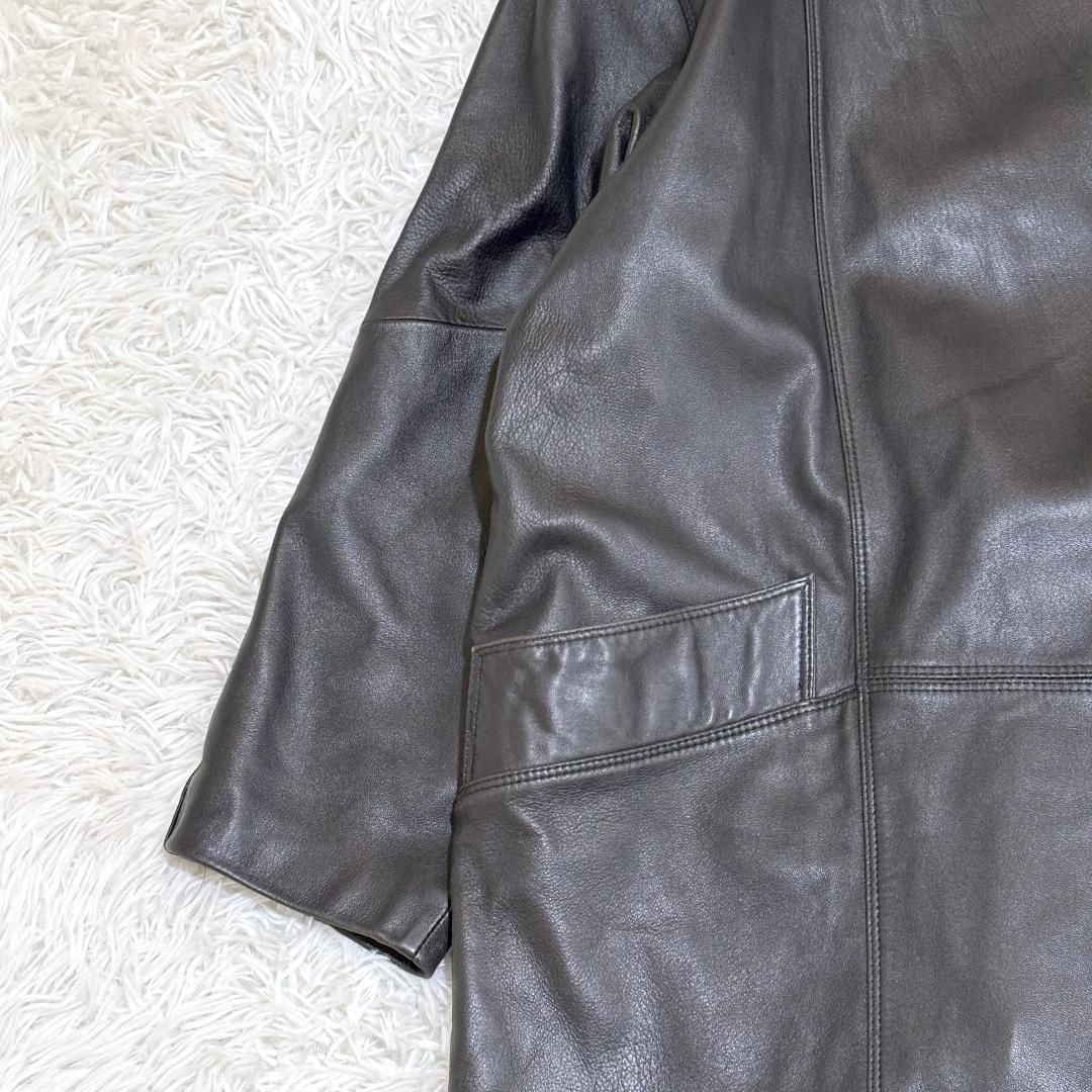  MOTHER ラムレザーコート 羊革 11 黒 その他 レザージャケット ライダース