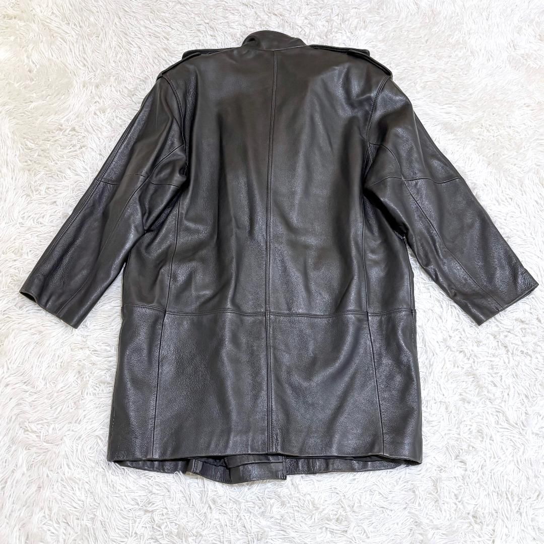 美品】HARAJUKU MOTHER ラムレザーコート 羊革 11 黒 - メルカリ