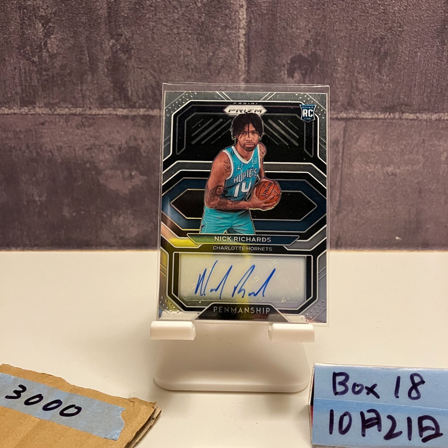 スポーツカード 2020-21 Panini Nick Richards 直筆サインカード