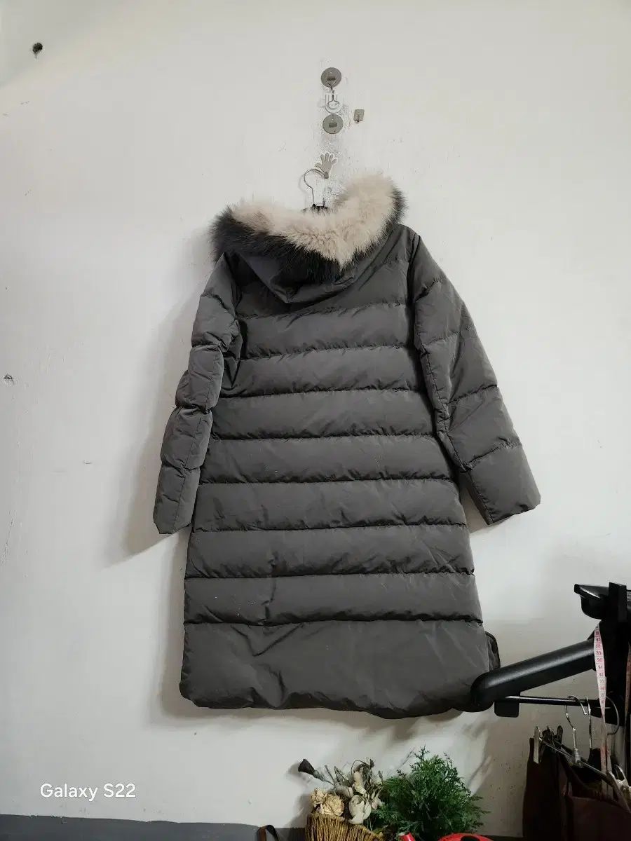  ビビ リー グレー ロング丈 ダウン アウター ダウンジャケット ジャケット アウター